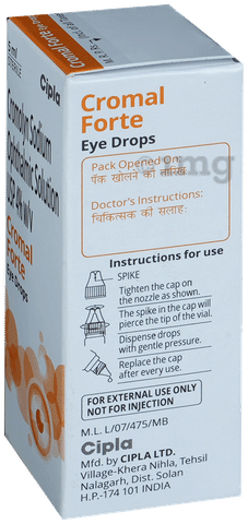 Cromal Forte Eye Drop image