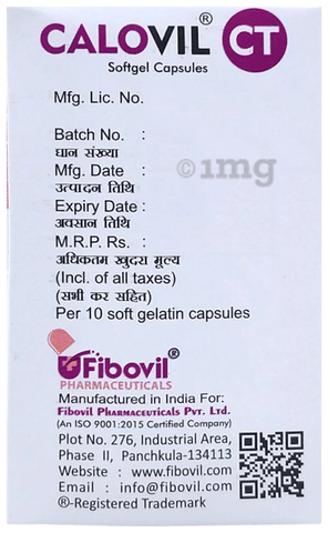 Calovil CT Softgel Capsule image Calovil CT Softgel Capsule image
