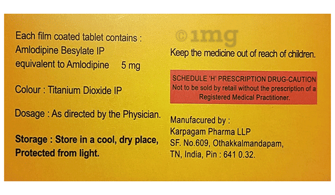 Amloron 5mg Tablet image Amloron 5mg Tablet image