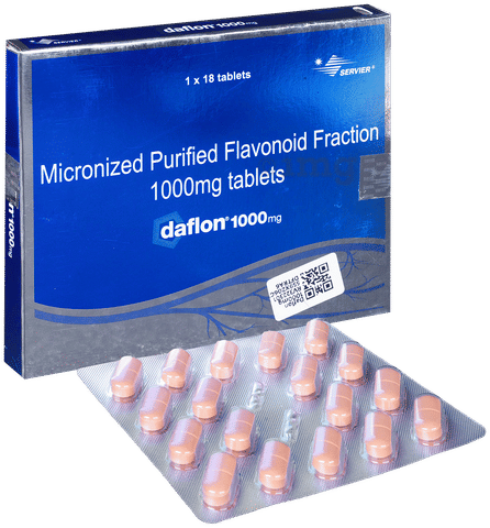 Daflon 1000mg Tablet image Daflon 1000mg Tablet image