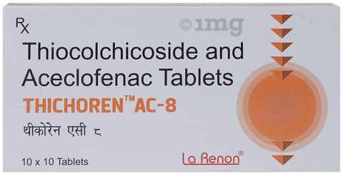 Thichoren AC 100mg/8mg Tablet image