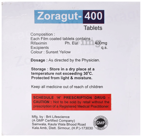 Zoragut 400 Tablet image Zoragut 400 Tablet image
