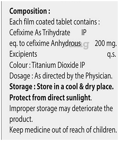 Bpcef 200 Tablet image
