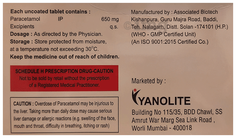 Yano 650 Tablet image