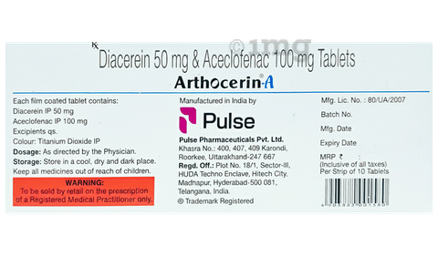 Arthocerin-A Tablet image