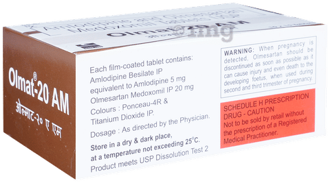 Olmat 20 AM Tablet image