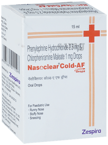 Nasoclear Cold-AF Oral Drops image Nasoclear Cold-AF Oral Drops image