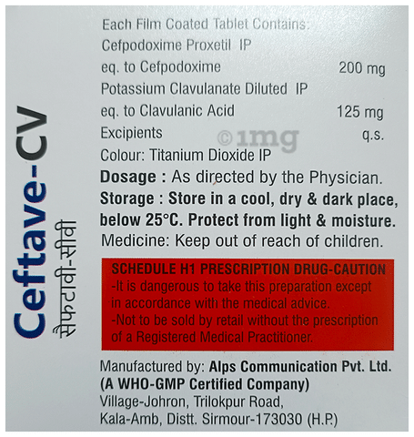 Ceftave-CV Tablet