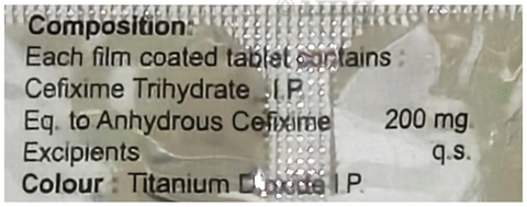 Cefaxet 200mg Tablet image