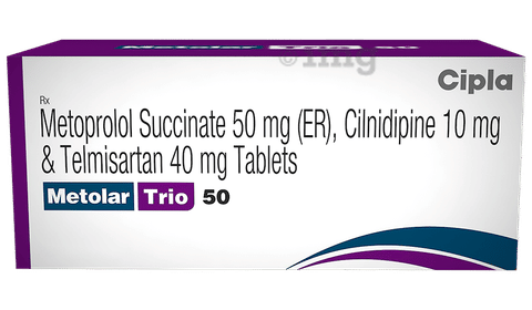 Metolar Trio 50 Tablet ER image