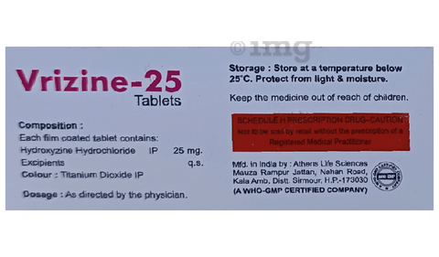 Vrizine 25 Tablet image