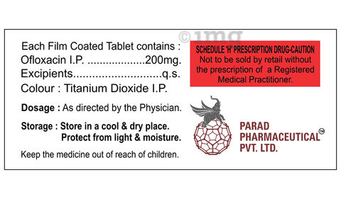 ओफ्लोराड 200 टैबलेट image