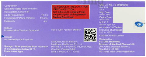 Lipirose-F 10 Tablet image