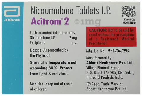 Acitrom 2 Tablet image