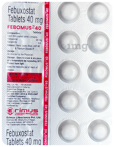 Febomus 40 Tablet image
