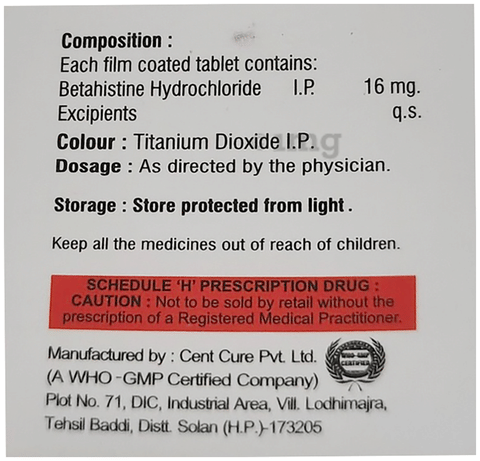 Acctin 16 Tablet image