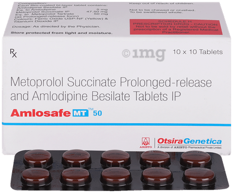 Amlosafe MT 50 Tablet PR image