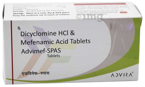 Advimef Spas 10mg/250mg Tablet