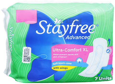 Buy Stayfree Advanced Ultra-Comfort with Wings - XL (14 Sanitary Pads)  Online