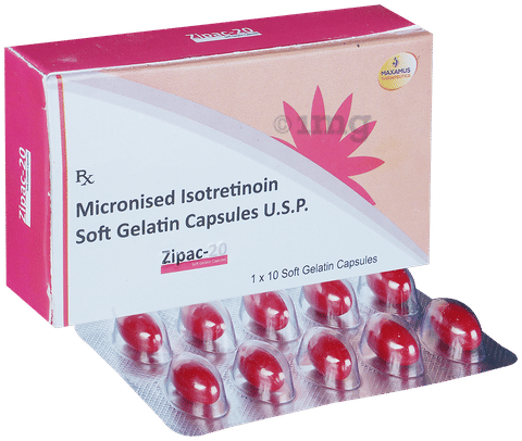 Zipac 20mg Soft Gelatin Capsule
