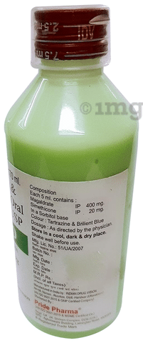 Omirid Oral Suspension Saunf Sugar Free