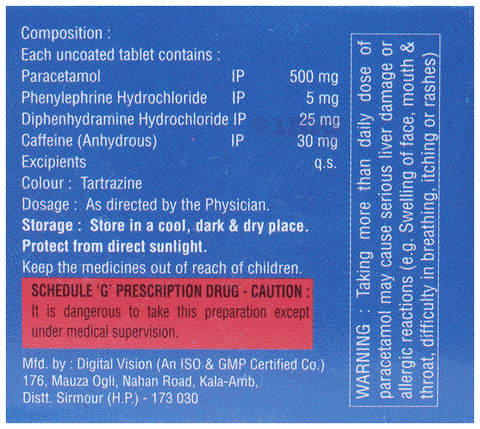 Penomol-Cold Tablet image