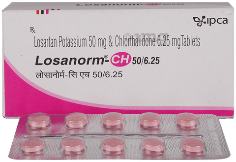Losanorm-CH 50/6.25 Tablet image Losanorm-CH 50/6.25 Tablet image