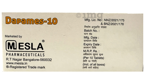 Dapames 10 Tablet image