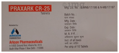Praxark CR 25 Tablet
