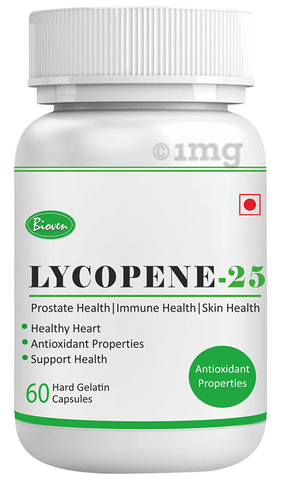 Bioven Lycopene 25mg Capsule image Bioven Lycopene 25mg Capsule image