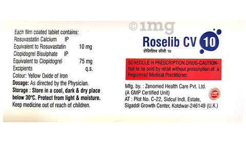 Roselib CV 10 Tablet image Roselib CV 10 Tablet image