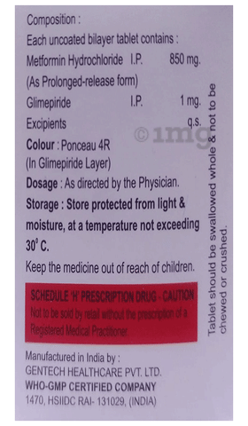 Eveglim M 851 Tablet PR