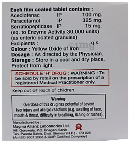 Medinac-SP Tablet image