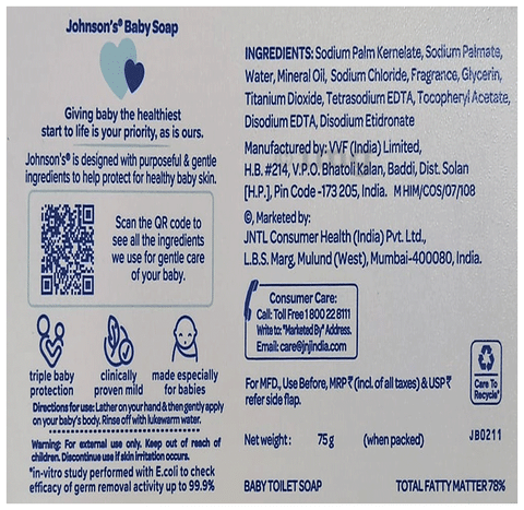 Johnson baby hot sale soap cost