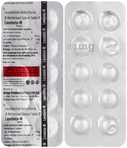 Levobeta M 5mg/10mg Tablet image
