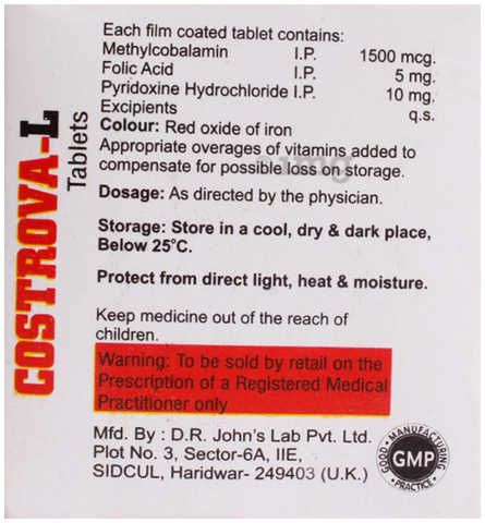 Costrova-L Tablet image Costrova-L Tablet image