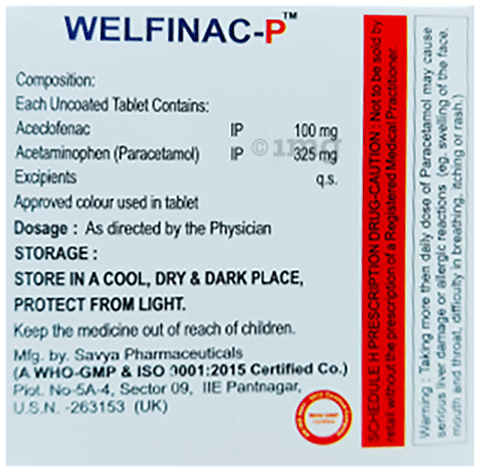 Welfinac-P Tablet image