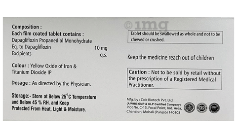 Daglo 10 Tablet image Daglo 10 Tablet image