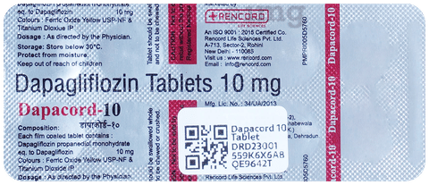 Dapacord 10 Tablet image Dapacord 10 Tablet image