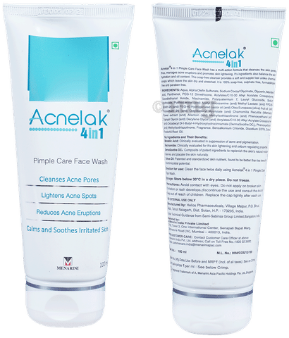Acnelak clearance face wash