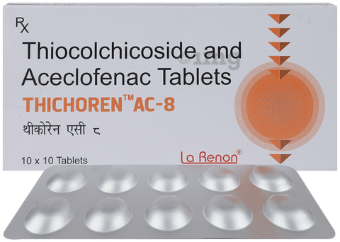 Thichoren AC 100mg/8mg Tablet image