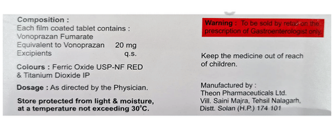 Vontam 20 Tablet image Vontam 20 Tablet image
