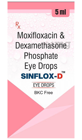Sinflox-D Eye Drop BKC Free image Sinflox-D Eye Drop BKC Free image