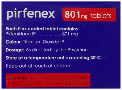 Pirfenex 801mg Tablet image Pirfenex 801mg Tablet image