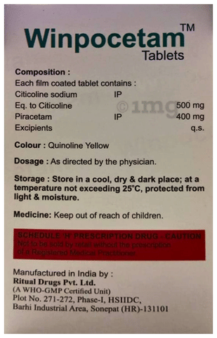 Winpocetam Tablet image