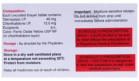 Telma-CT 40/12.5 Tablet image