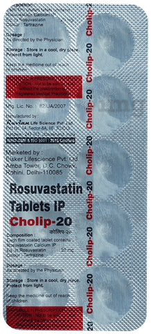 Cholip 20 Tablet image