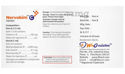 Nervobim C Injection Combipack image
