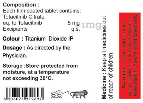 Tofacare 5 Tablet image
