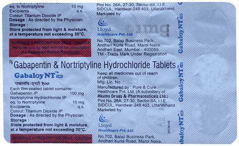 Gabaloy NT 100 Tablet image Gabaloy NT 100 Tablet image